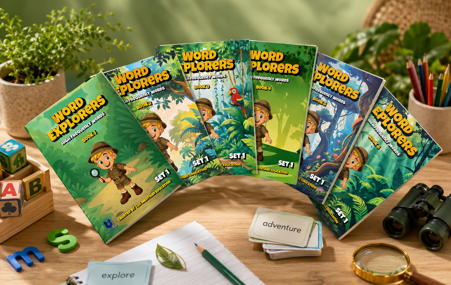 Word Explorers: High-Frequency Word Book Set 1