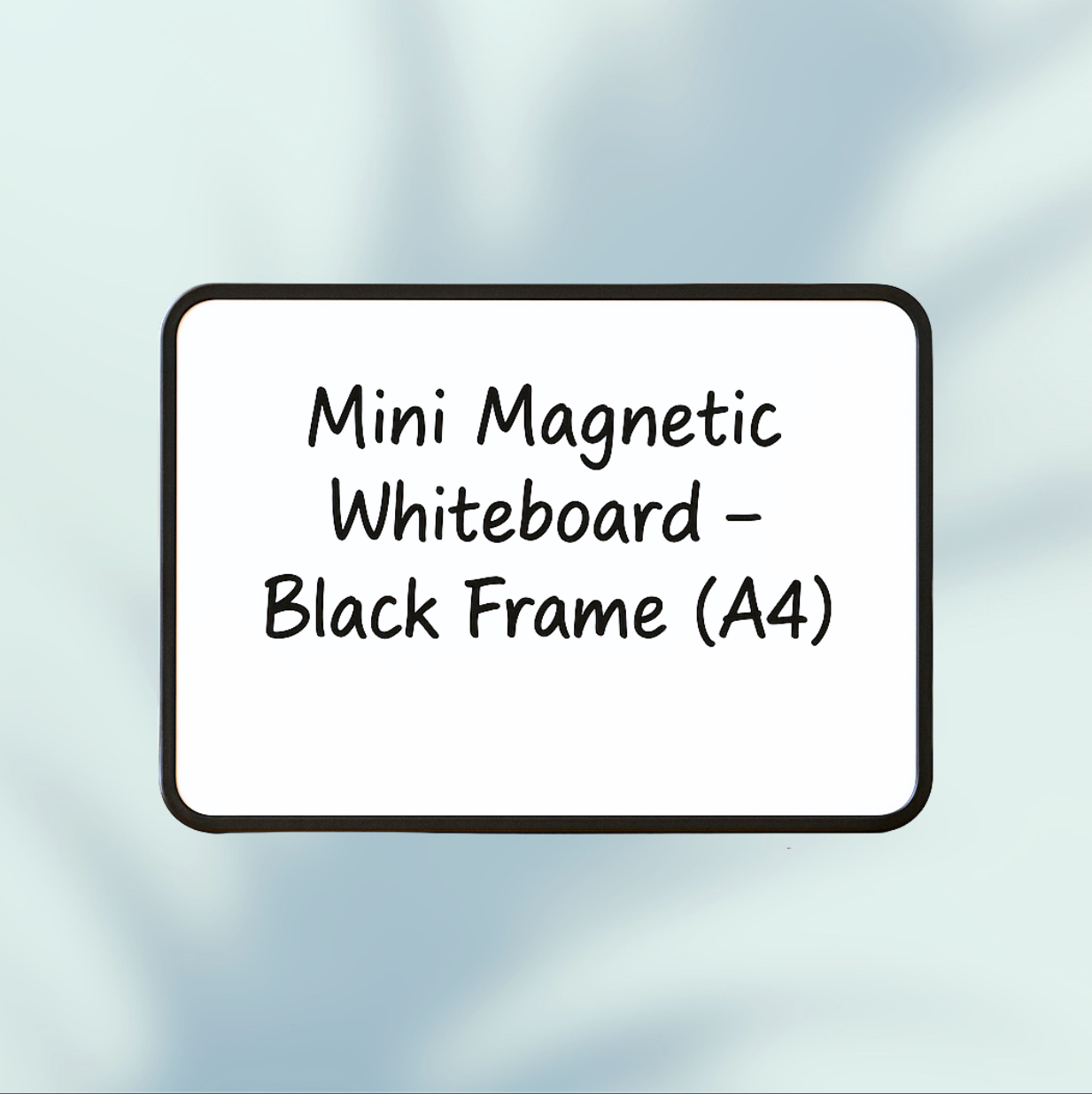 Mini Magnetic Whiteboard – Black Frame (A4) - Image 3