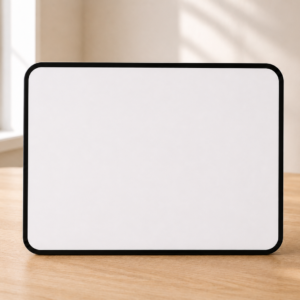 Mini Magnetic Whiteboard – Black Frame (A4)