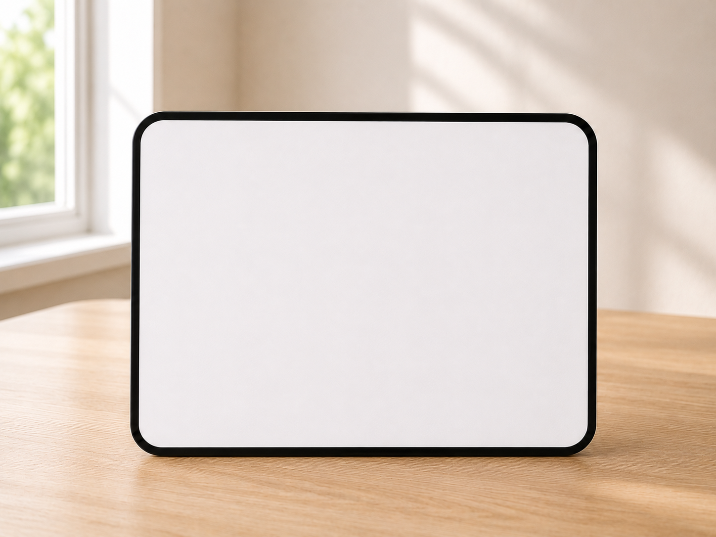 Mini Magnetic Whiteboard – Black Frame (A4)