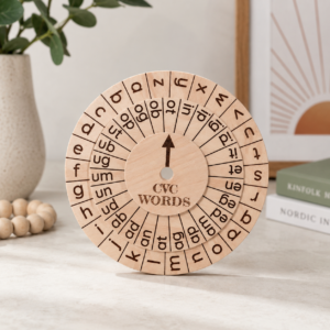 CVC Word Builder Wheel