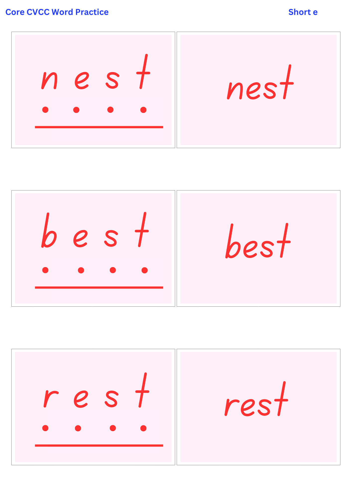 CVCC Word Mastery – Book 2: Decodable Reading Practice - Image 3