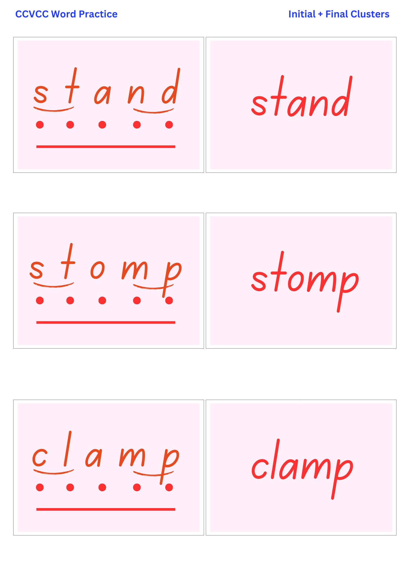 CCVCC Word Mastery – Book 4: Decodable Reading Practice - Image 3