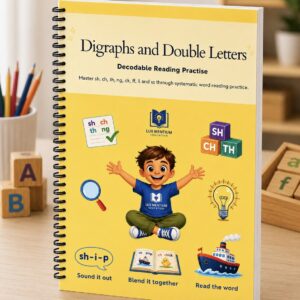 Digraphs and Double Letters – Book 5: Decodable Reading Practice
