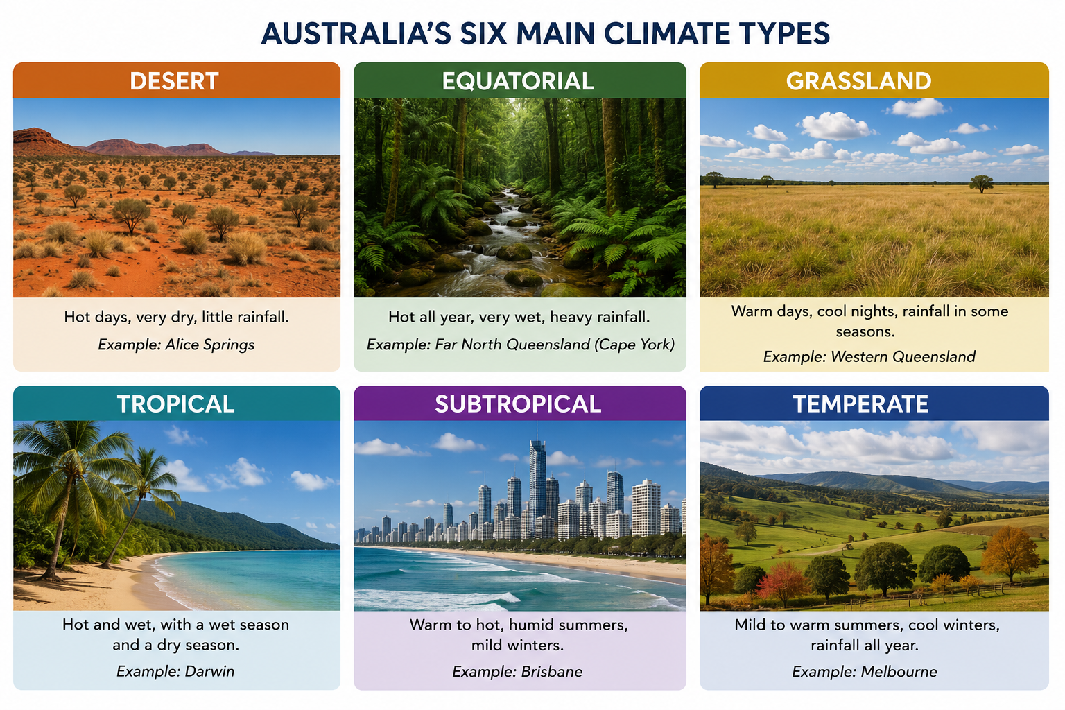 Australia's Different Climates | Stage 2 Geography Lesson Pack - Image 4