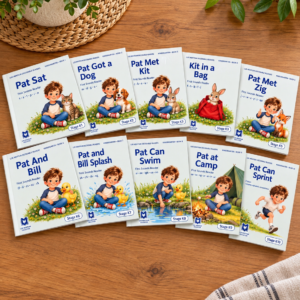 Kindergarten Decodable Readers – 10-Book Set