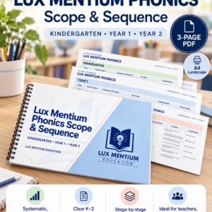 Phonics Scope & Sequence – Systematic Synthetic Phonics | Kindergarten–Year 2