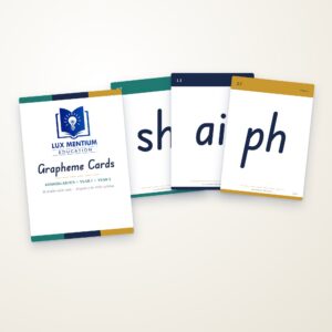 Lux Mentium Grapheme Cards: K–Year 2